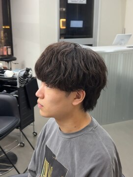 プルーブトウキョウ 渋谷(PROVE TOKYO) 爽やかビジネスツーブロック無造作ナチュラルシャドウパーマ