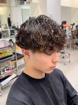 フィフス 渋谷(fifth) 再現性高い波巻きスパイラルパーマ×刈り上げマッシュ