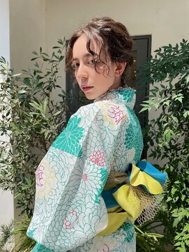 スリープ(Three-p.) ゆるふわ可愛い浴衣ヘアアレンジ♪