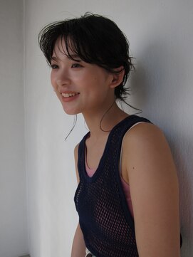 ヤント(yant) ミディアムレイヤーパーマ 簡単アレンジ