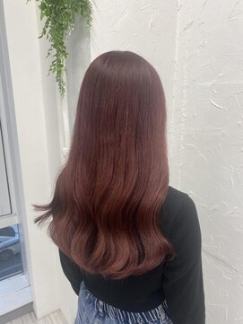 プライズ 表参道原宿店(prize) チェリーレッドカラー赤髪ハイトーン原宿表参道