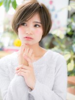 カバーヘア ブリス 川口(COVER HAIR bliss)&nbsp;くすみカラーアシンメトリー小顔レイヤーショートc70代30代40代