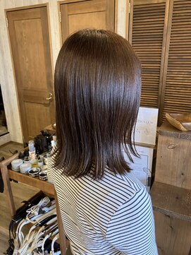 ヘアードレスビュー(hair dress V.I.E.W) セミロング×ハニーウォームベージュ