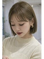 ユキ 八事(yukii)&nbsp;着物ヘア/ダークアッシュ/ミディアムレイヤーカット/八事