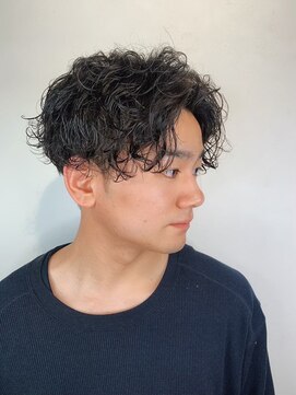 アンダーバーホワイト 阪神西宮店(_WHITE) メンズ スパイラルパーマ