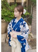 袴スタイルアレンジシニヨン