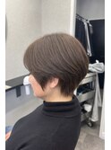 白髪ぼかし　オリーブグレージュ