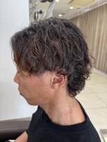 アッシュ 下丸子店(Ash)&nbsp;波巻きスパイラルパーマハイライト波巻きパーマツーブロック