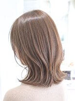 ファイブボックスヘアー 広島(five vox hair)&nbsp;【白髪染め】3ステップカラーミルクティーベージュ(女性/50代)