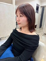 キラーナセンダイ(KiRANA SENDAI) 大人かわいいくびれボブ×ショコラブラウン