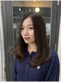 酸性縮毛矯正 × layer cut