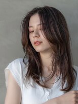 ケアリー 東浦和(Carelly) デザインカラー/レイヤーカット/ウェットヘア/オリーブベージュ
