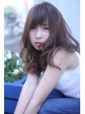 【Wish Hair】うざったミディ×シナモンベージュ