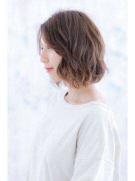 ミック ヘアアンドビューティー 大山店(miq Hair&Beauty) 色っぽかわいい*くせ毛風カジュアルフェミニンボブ