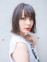 ルティア 池袋(Lutia) 切りっぱなしボブヘア×透明感カラー☆