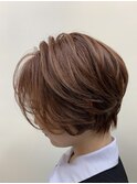 自宅で簡単スタイリング。ハンサムショート。