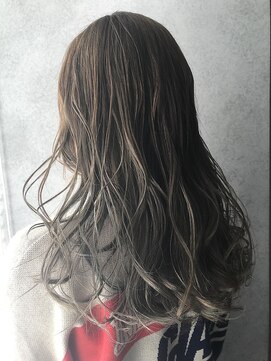 ヘアサロンエム 渋谷店(HAIR SALON M) 外ハネボブ/アッシュブラウン/ネオウルフ/デザインカラー