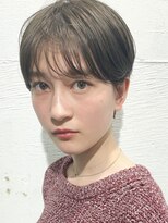 ノラキチジョウジ(NORA KICHIJOJI)&nbsp;シースルーバングショートヘアフランジウェーブ
