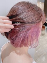 ネイロ 錦糸町(NeiRo)&nbsp;エアリーミディショートパーマ黒髪カタログホワイトアッシュ