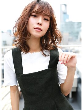 ラフィス ヘアー センス 広島袋町店(La fith hair SEnSE) 【La fith】シースルーバング×ゆるふわ