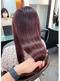 ブリーチなしラベンダーピンク × LAケラチントリートメント