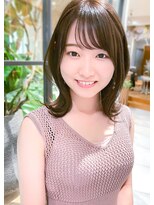 ルエ(rue)&nbsp;ナチュラルボブ×黒髪ボブ×大人ショートボブ 20代30代40代　m08