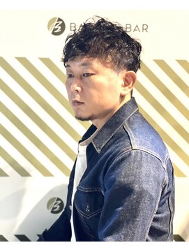 バーバーバー アカバネ(BARBER-BAR AKABANE) 大人のパーマスタイル【BARBER-BAR】
