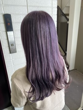 ヘアサロン ドットプラス 町田店(dot. plus) ダブルカラー×パープル
