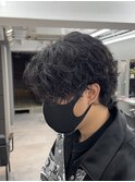 縦落ちウルフ/ウザバング/癖毛カット/ゆるふわ巻き/こなれヘア