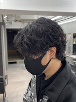 オーバルバイアピッシュ(OVARL by apish) 縦落ちウルフ/ウザバング/癖毛カット/ゆるふわ巻き/こなれヘア