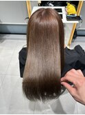 ★大人ガーリー艶髪チョコレート髪質改善★ #髪質改善#縮毛矯正
