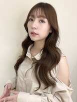 バイオレットジェム(Violet`jem)&nbsp;10代20代30代40代レイヤーロングぱっつん前髪ニュアンスカラー