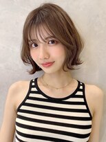 トルネード(TORNADO)&nbsp;外ハネボブ シースルーバング ワンホンヘア ワンホンボブ 4S1224