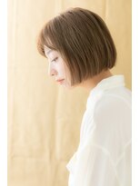 モッズヘア 上尾西口店(mod's hair) カーキベージュ前下がり切りっぱなしボブ315Y上尾10代20代30代