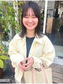 【可愛くて大人っぽい】ストレートミディボブ