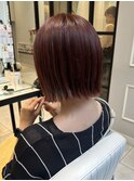 ブリーチハイライト　レッド系カラー　【銀座】福田