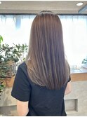 kana ミルクティーベージュ ケアブリーチ ハイライト