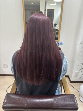 ヘアーサロン ソラ(Hair Salon SORA) ピンクカラー