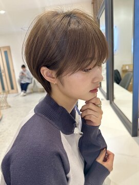 ロンドブルーム 天神大名店(Lond Bloom) 大人可愛いマッシュショート/大人ボブ/ショートカット