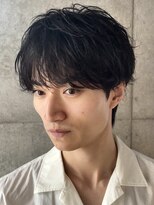 ブルニール 心斎橋(BLEUNIR)&nbsp;シャドウパーマ　韓国ヘア　シースルーマッシュ