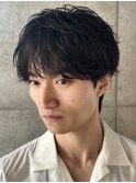 シャドウパーマ 韓国ヘア シースルーマッシュ