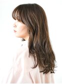 ミディアム・ボブ/絶壁解消/前髪あり/30代/40代/50代