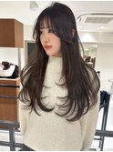 ハイライトバレイヤージュダブルカラーケアブリーチ20代30代