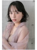 #65/イメチェン/ホワイトブロンド/外ハネボブ/ワイドバング/仙台
