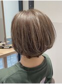 *After-Before”右スワイプ【白髪かし／脱白髪染めハイライト】