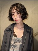 時間が経っても可愛いボブパーマ