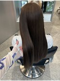 くびれヘア/アプリコットオレンジ/夏のヘアアレンジ/梅田