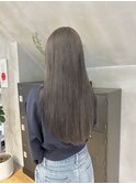 〈透明感グレージュカラー〉