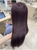 髪質改善ストレート/暖色カラー/ピンクラベンダー/平塚/湘南