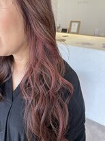 ピシェ ヘア デザイン(Piche hair design)&nbsp;くびれヘア/アプリコットオレンジ/ハイライトカラー/赤池